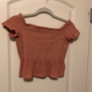 American Eagle ruched top CSU